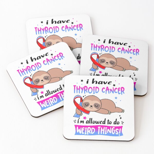Item preview, Thyroid Cancer Awareness Funny I have Thyroid Cancer i'm allowed to do Weird Things! designed and sold by JanetShop809.