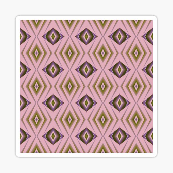 Art Deco Glam Arrows Pattern Sticker