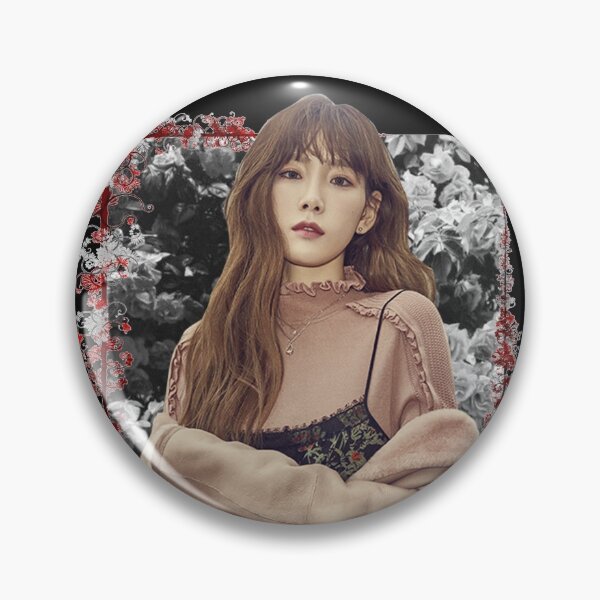 Item preview, Kim Tae yeon Girls Generation SNSD Taeyeon Korean Kpop Floral Design designed and sold by Piosenka Art.