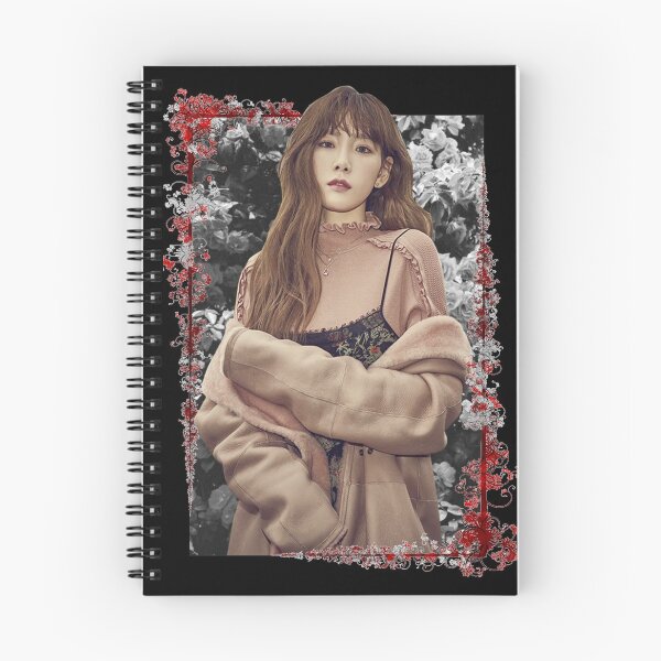 Item preview, Kim Tae yeon Girls Generation SNSD Taeyeon Korean Kpop Floral Design designed and sold by Piosenka Art.