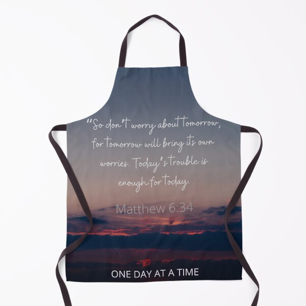 Item preview, One day at a time - Matthew 6:34 designed and sold by Alison Passmore.