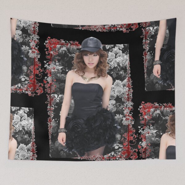 Artikelvorschau, Lee SoonKyu Girls Generation SNSD Sunny Korean Kpop Blumenmuster entworfen und verkauft von Piosenka Art.