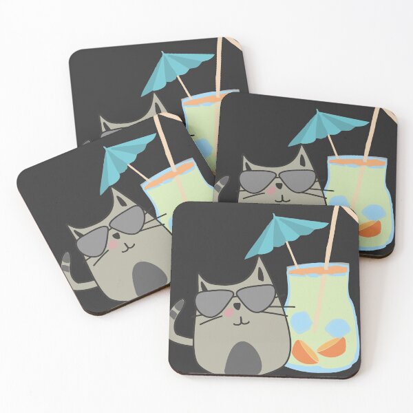 Item preview, Cats and cocktails designed and sold by Mintycanopy.