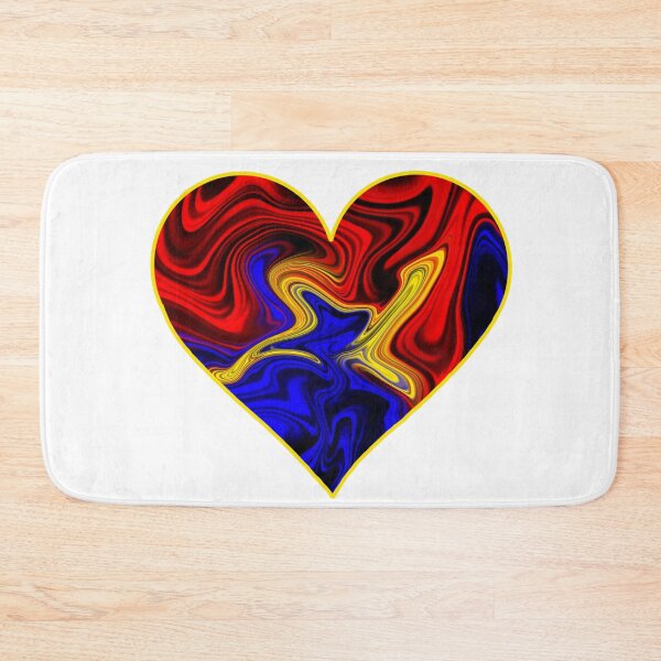 Item preview, Polyamorous Abstract Pride Flag Heart designed and sold by Zeons-Art.