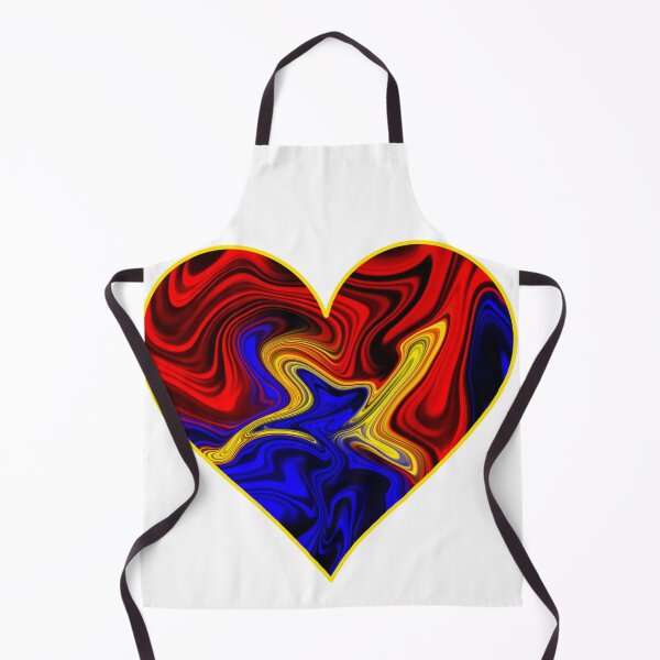 Item preview, Polyamorous Abstract Pride Flag Heart designed and sold by Zeons-Art.