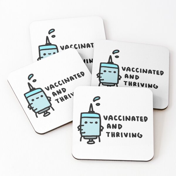 Item preview, Vaccinated And Thriving designed and sold by DoodleBakery.