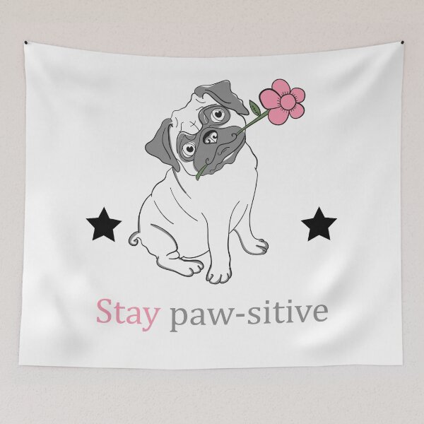 Item preview, Stay Pawsitive Dog designed and sold by elcapitano12.