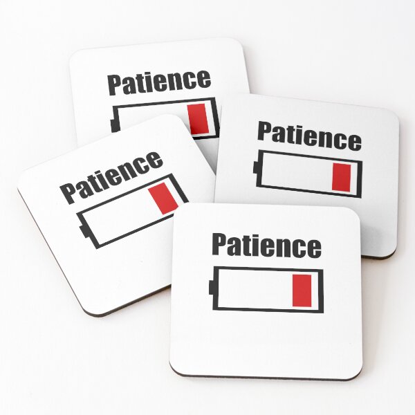 Item preview, Patience Low Battery | Funny designed and sold by DynastyArt.