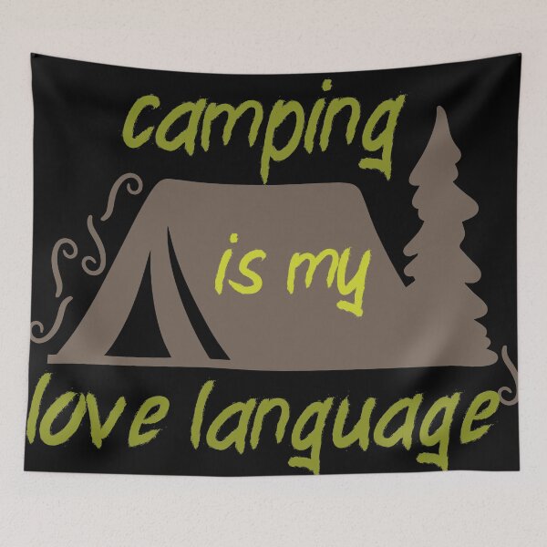 Item preview, Camping is my love language designed and sold by abooobrand.