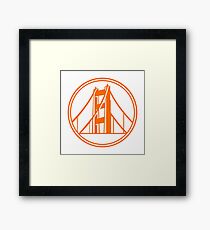Golden Gate Golden State Framed Print