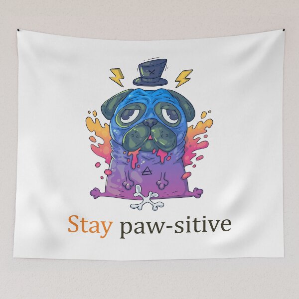 Item preview, Stay Pawsitive Dog designed and sold by elcapitano12.