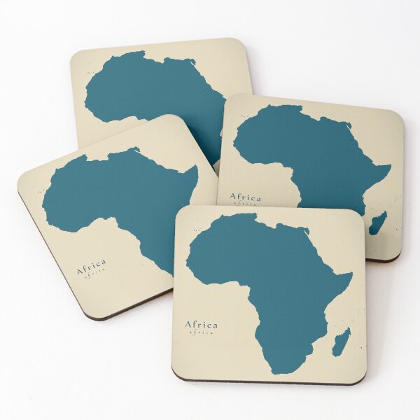 Item preview, Modern Map - African continent map designed and sold by Ingo Menhard.