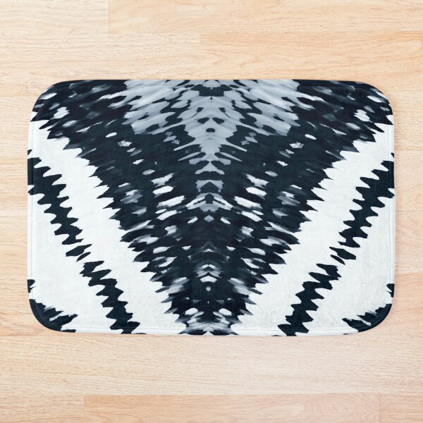Item preview, African Tribal Mud Cloth Batik Black White Gray designed and sold by coco-pipes.