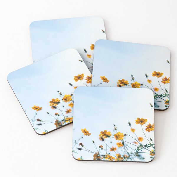 Item preview, Happy Yellow Cosmos Flowers designed and sold by Benn-IA.