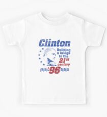 Bill Clinton Building a Bridge 1996 Presidential Campaign Kids Tee