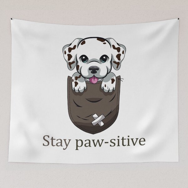 Item preview, Stay Pawsitive Dog designed and sold by elcapitano12.
