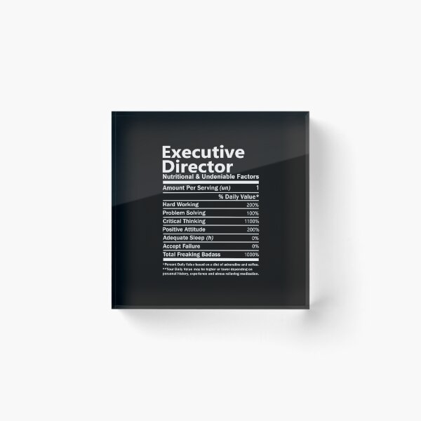 Item preview, Executive Director T Shirt - Nutritional And Undeniable Factors Gift Item Tee designed and sold by oltonomer8.