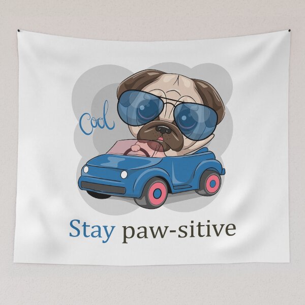 Item preview, Stay Pawsitive Dog designed and sold by elcapitano12.