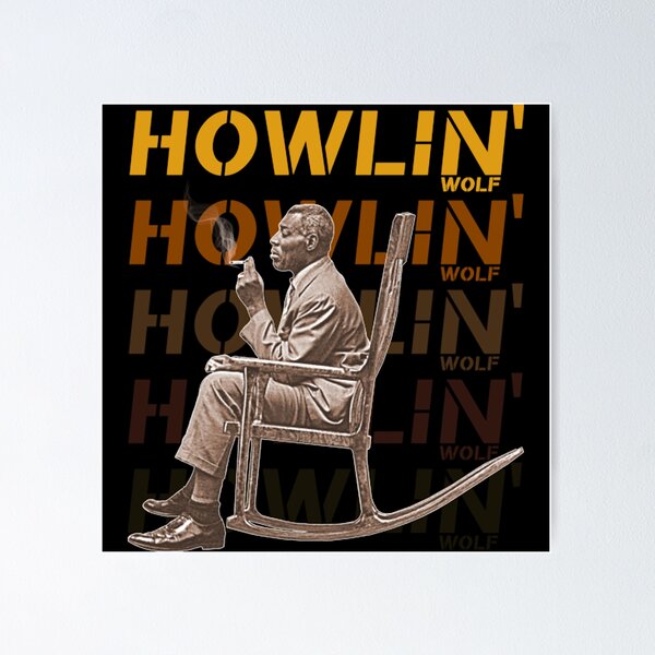 Artikel-Vorschau von Howlin' Wolf Soul Man Rockin' Chair FanArt Shirt, designt und verkauft von marriage0906.