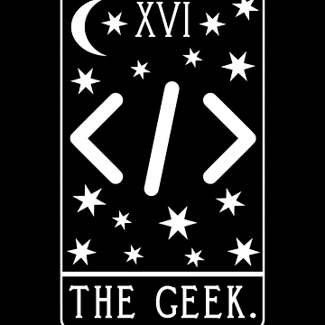 Artwork thumbnail, Programmer Tarot Card - Coding Geek Developer Code Python Funny Nerd by isstgeschichte
