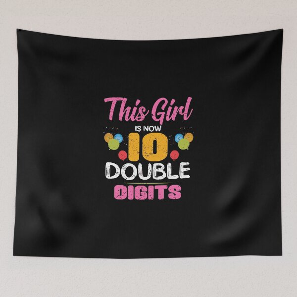 Item preview, Funny 10Th Birthday Gift This Girl Is Now 10 Double Digit designed and sold by elamlakini.