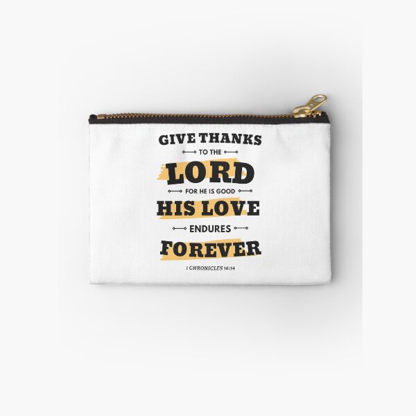 Item preview, Bible Verse 1 Chronicles 16:34 designed and sold by Trendy Merch 90.