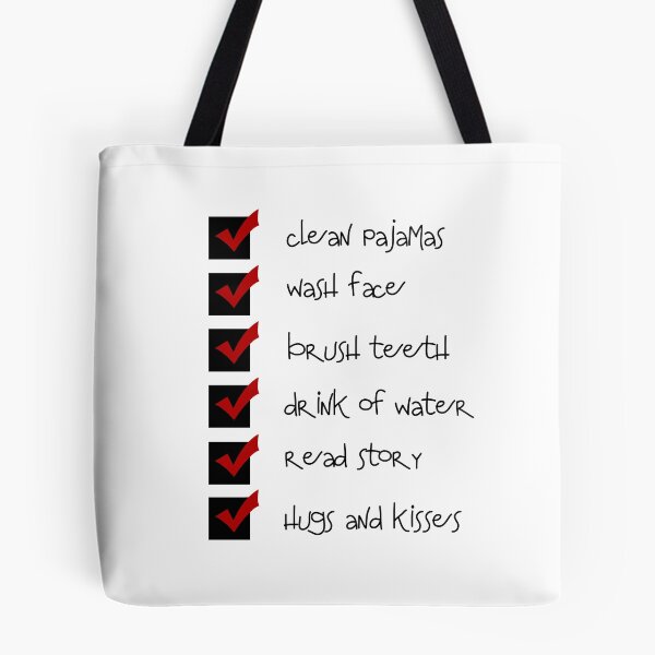 Item preview, bedtime checklist designed and sold by yvonne willemsen.