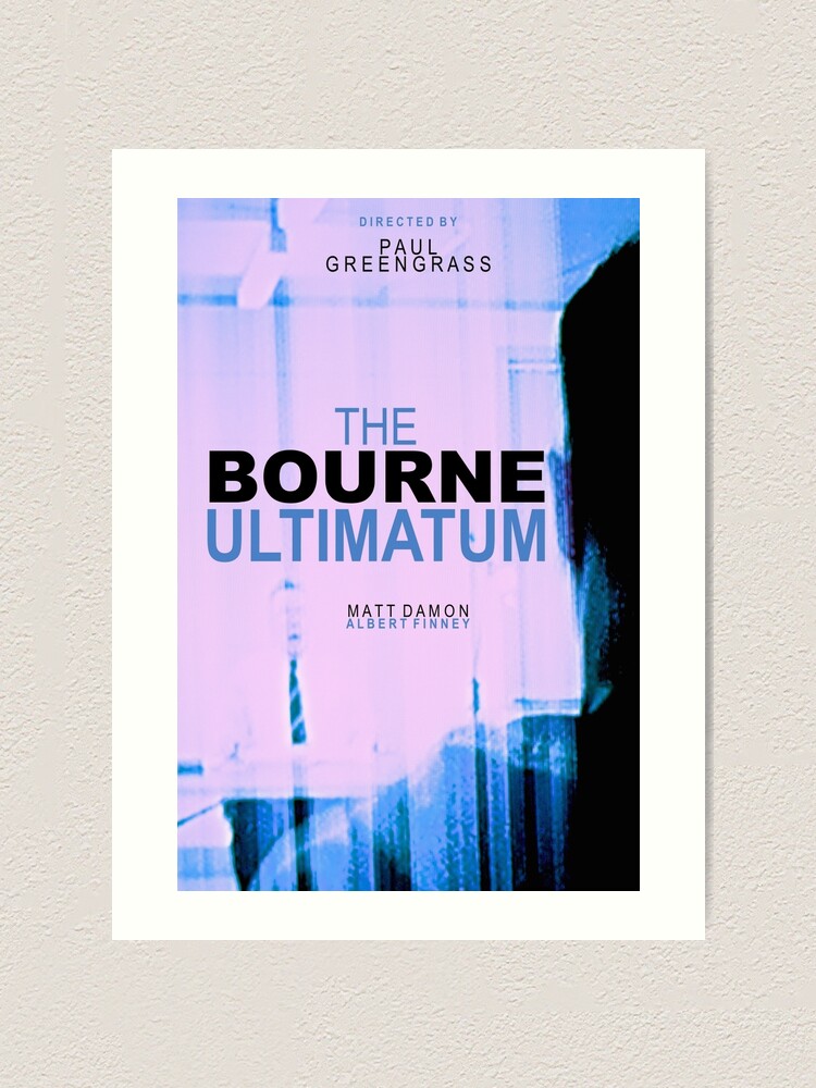 The Bourne Ultimatum 7 Art Print By Sis Redbubble