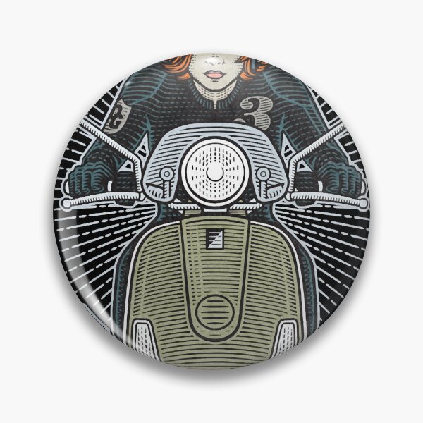 Aperçu de l'œuvre Scooter Girl [tout en couleur] créée et vendue par KAMLEFAHME.