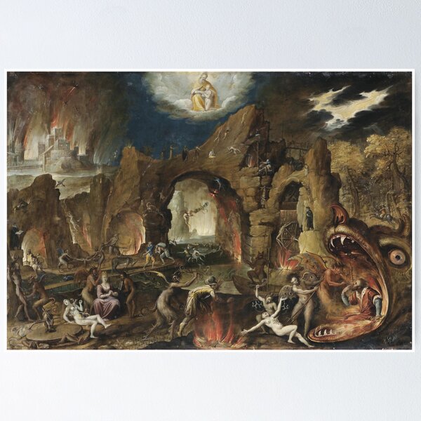 Item preview, Jacob Isaacszoon Van Swanenburg The Harrowing of Hell designed and sold by Infernal  Designs.