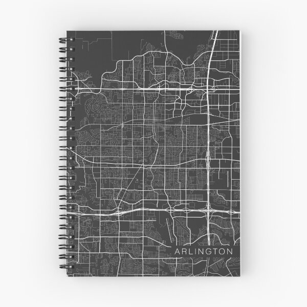 Item preview, Arlington Map, USA - Gray designed and sold by MainStreetMaps.