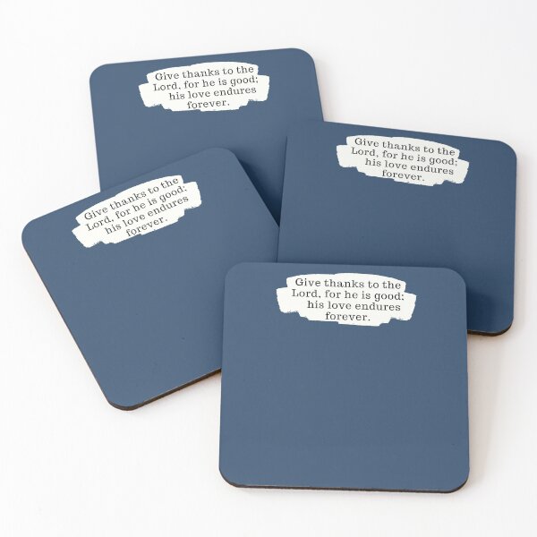 Item preview, Bible Verse 1 Chronicles 16:34 designed and sold by Trendy Merch 90.