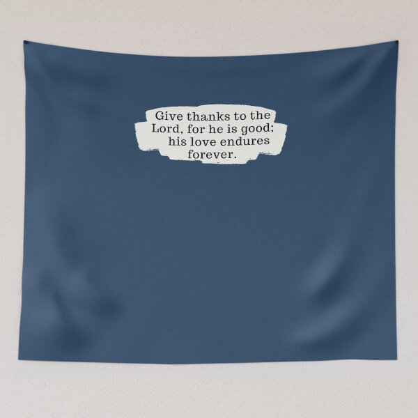 Item preview, Bible Verse 1 Chronicles 16:34 designed and sold by Trendy Merch 90.