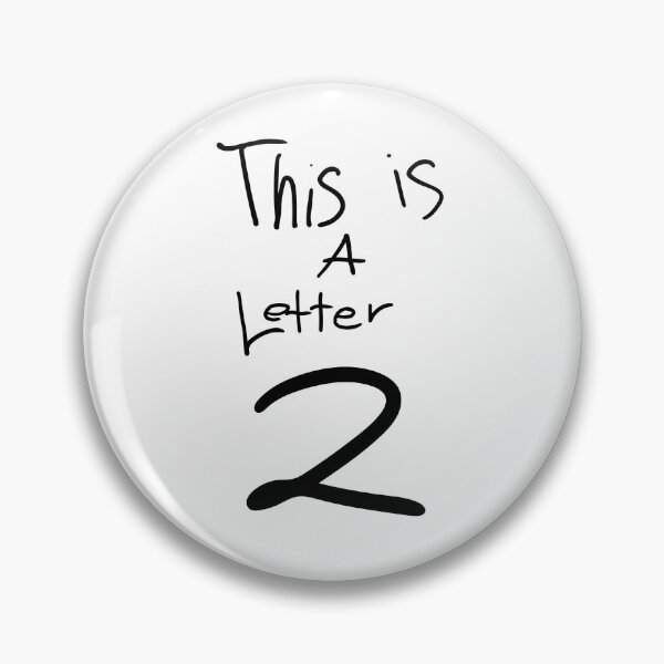 Item preview, This is a letter 2 designed and sold by Rovertarthead.