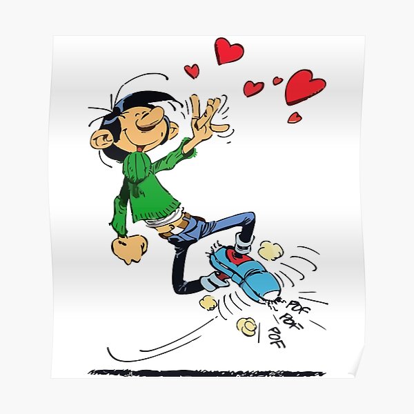 Posters Sur Le Theme Gaston Redbubble