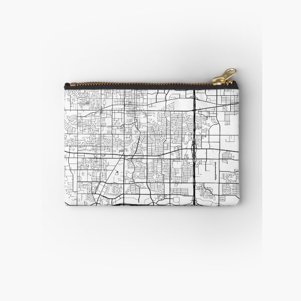 Item preview, Arlington Map, USA - Black and White designed and sold by MainStreetMaps.