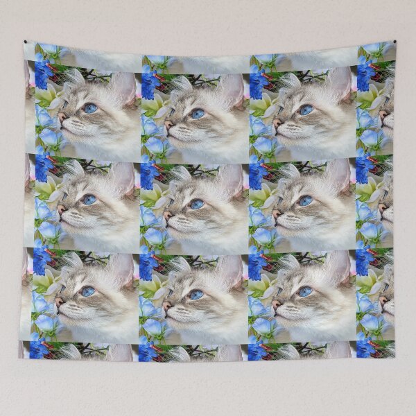 Item preview, Saoirse the lynx ragdoll cat designed and sold by Fluffycat2020.