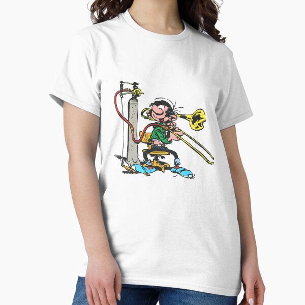 Item preview, Gaston Lagaffe Movie Cartoon Color Big Ben with trumpet designed and sold by GastonMovieHoi.