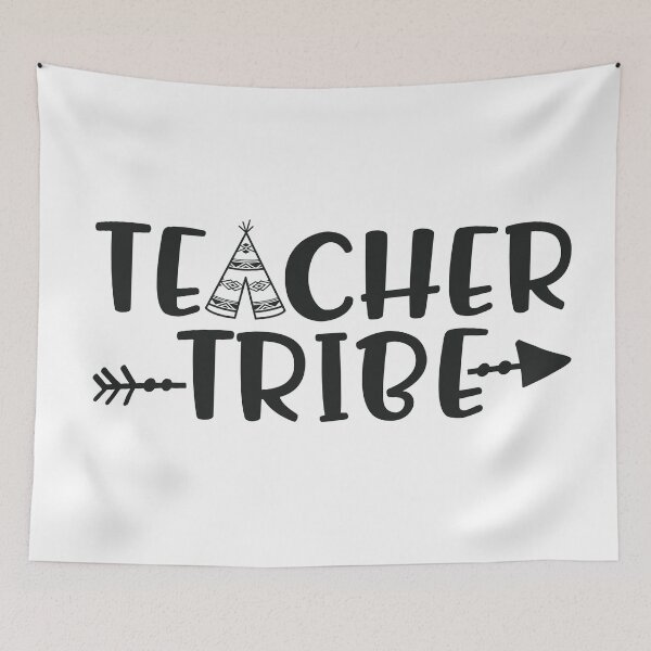 Item preview, Teacher tribe - funny teacher quote/gift (black) designed and sold by PickaSticka.