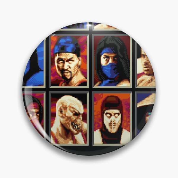 Item preview, Mortal Kombat II Genesis Character Select designed and sold by KAMLEFAHME.