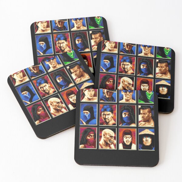 Item preview, Mortal Kombat II Genesis Character Select designed and sold by KAMLEFAHME.