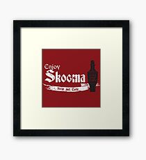 Enjoy Skooma: The Elder Scrolls Framed Print