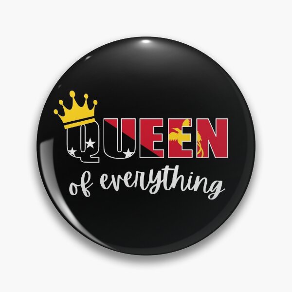Item preview, Queen of Everything with Papua New Guinea Flag designed and sold by PNG-pikinini.