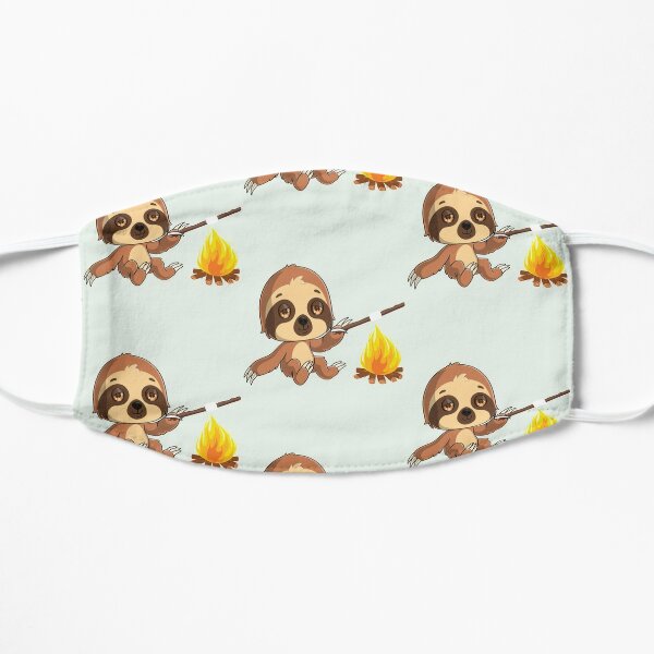 Sloth Campfire  Flat Mask