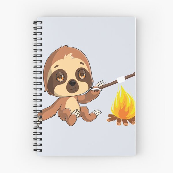Item preview, Sloth Campfire  designed and sold by VintageroqVinyl.