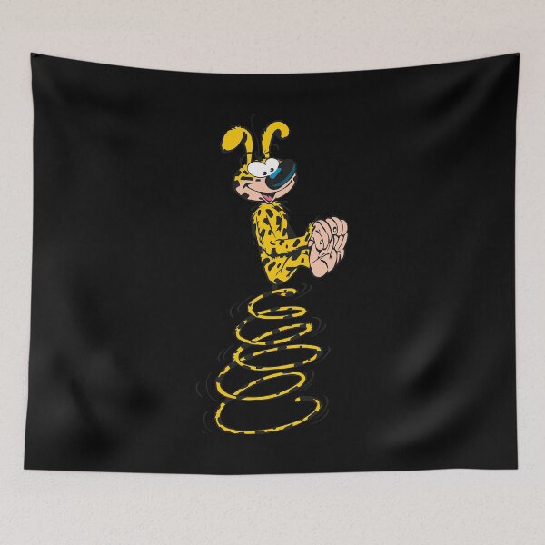 Item preview, Marsupilami spring tail Gaston Lagaffe Movie Cartoon Color Big Ben designed and sold by GastonMovieHoi.