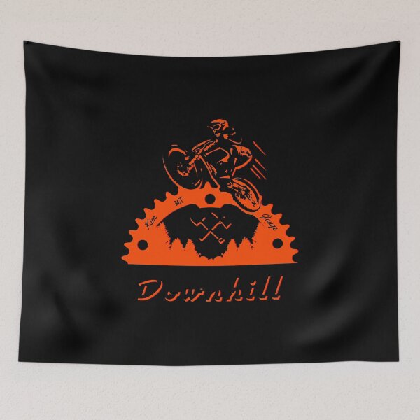 Item preview, Downhill in orange designed and sold by Kim Gauge.