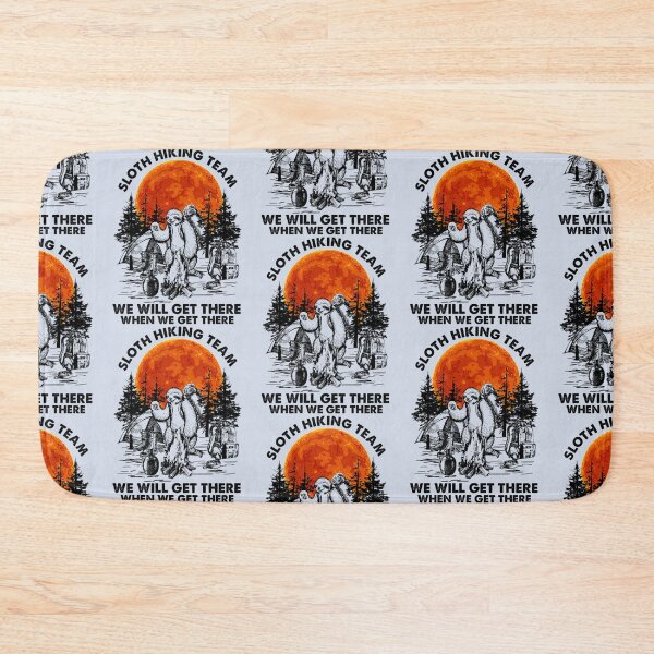 Item preview, Sloth Hiking Team We Will Get There designed and sold by VintageroqVinyl.