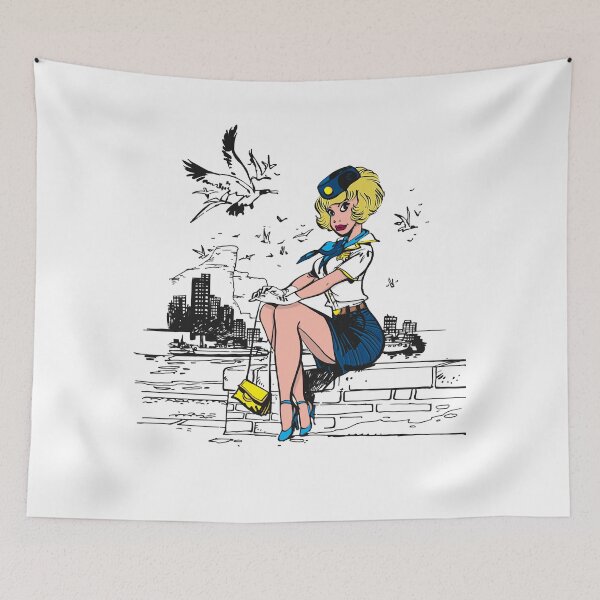 Item preview, Natacha cover Gaston Lagaffe Movie Cartoon Color Big Ben designed and sold by GastonMovieHoi.