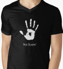Dark Brotherhood - We Know Men's V-Neck T-Shirt